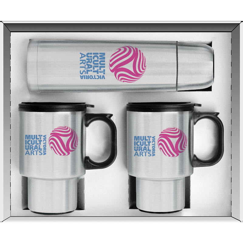 Three Piece Steel City Beverage Set