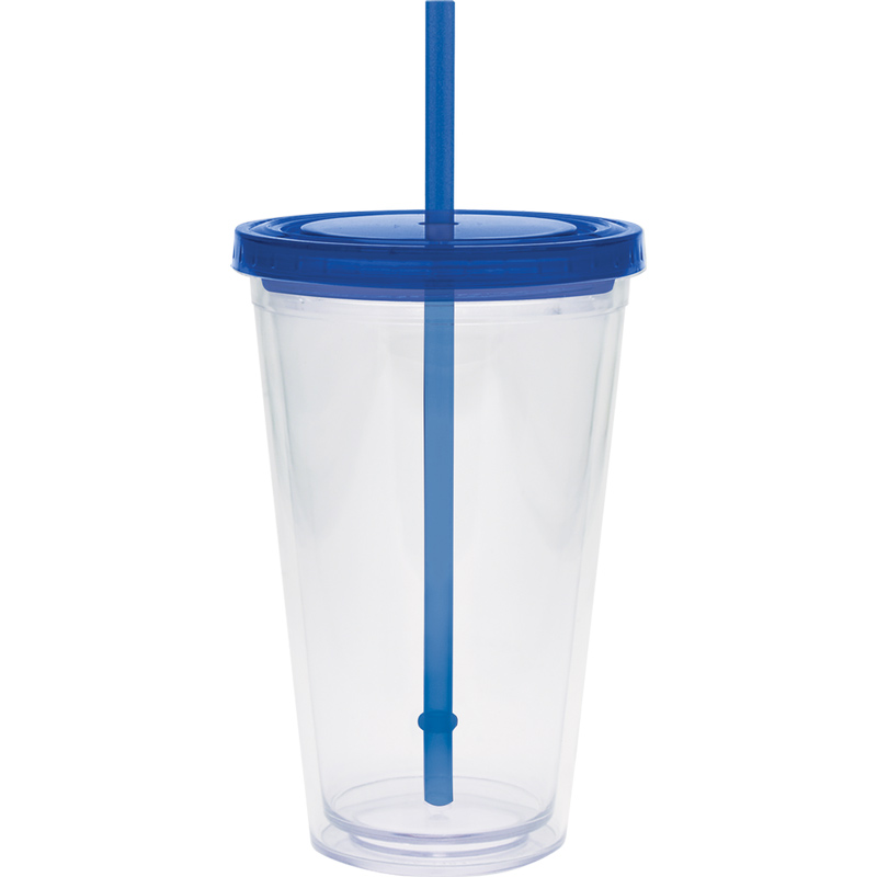 20 oz. Large Carnival Cup - Color Lid and Straw