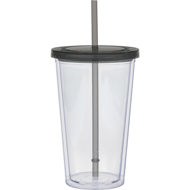 20 oz. Large Carnival Cup - Color Lid and Straw