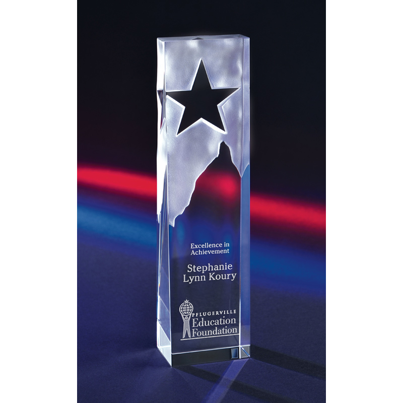 Optical Crystal Star Tower