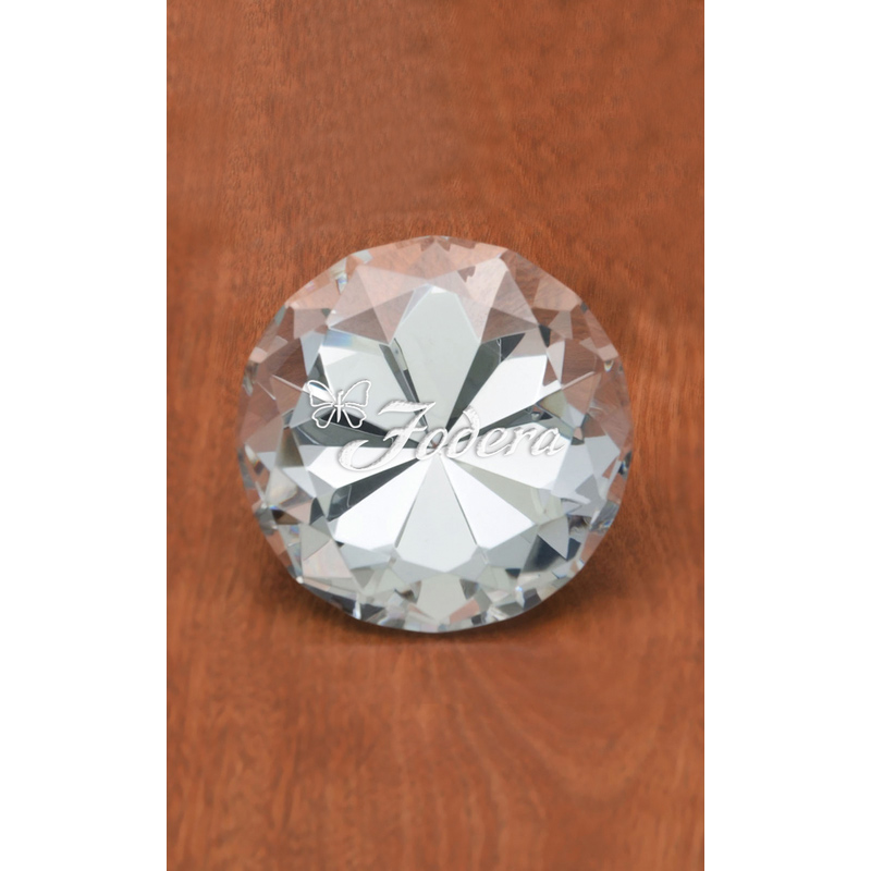 Small Diamante Paperweight