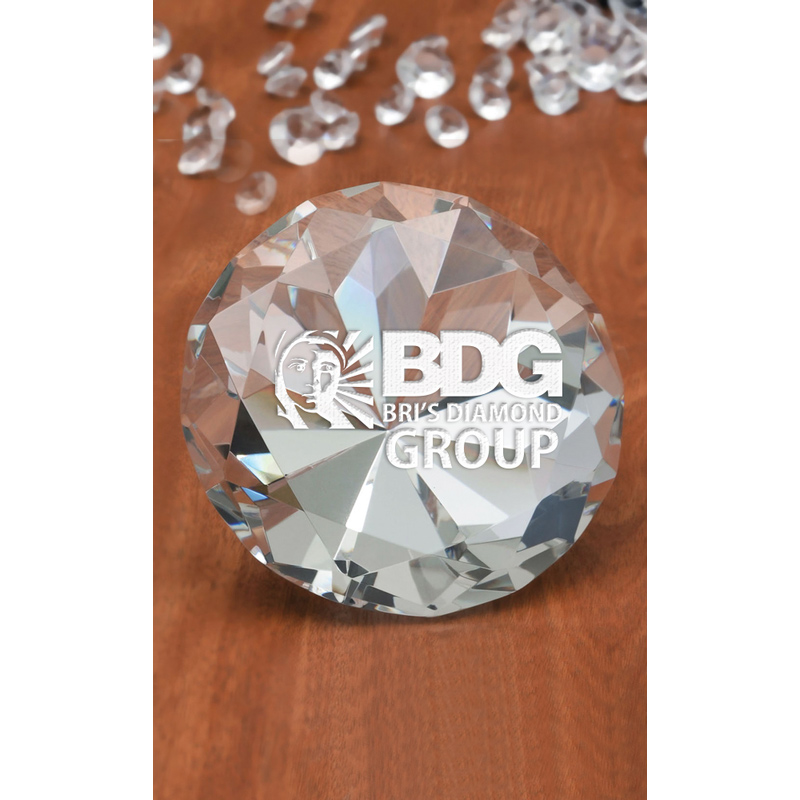 Large Diamante Paperweight