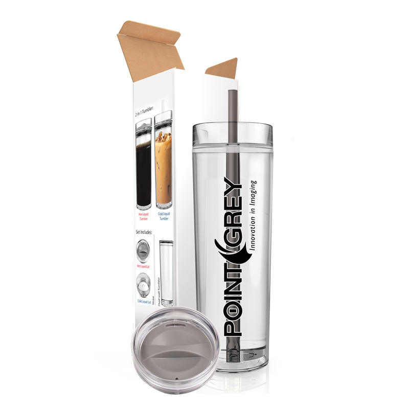 15 oz. Clearview Hot and Cold Set