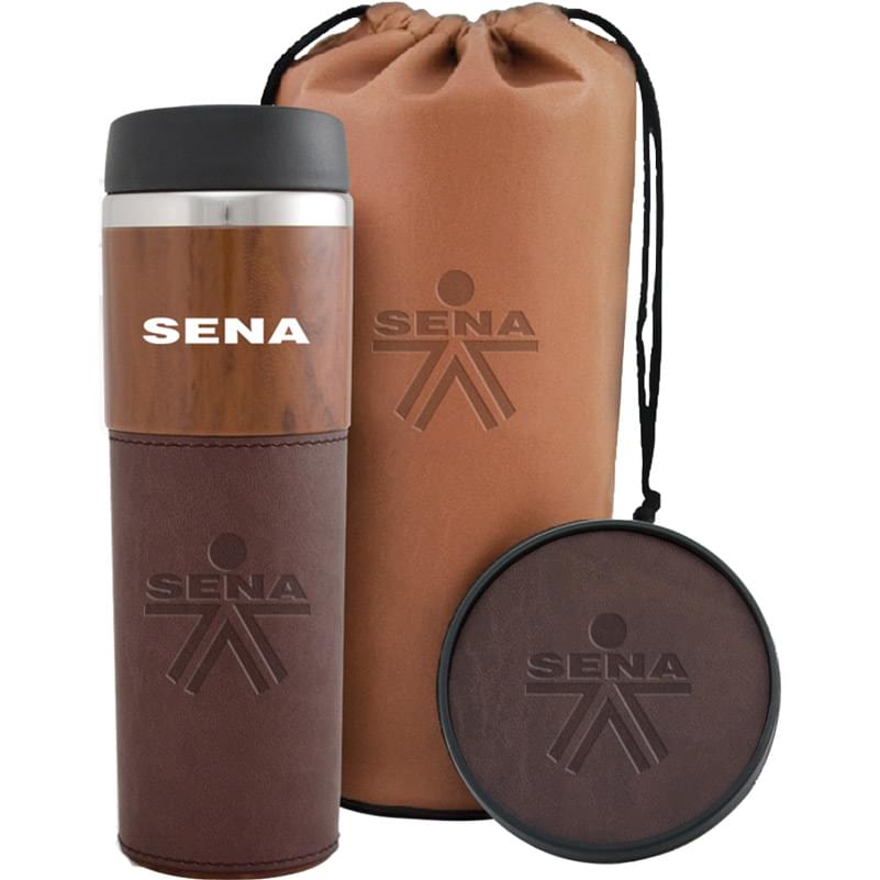 14 oz. Alta Woodgrain Tumbler Gift Set