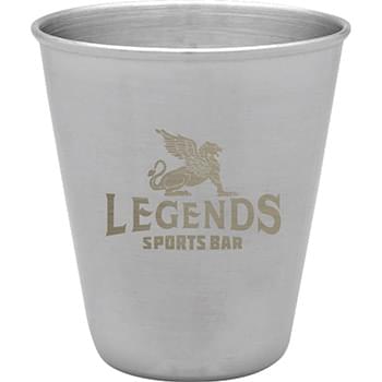 2 oz. Stainless Steel Shot Glass - Laser Etched